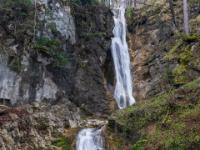 Wolfsschlucht - Blick zu den beiden oberen großen Wasserfällen